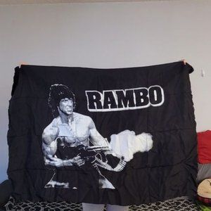 VINTAGE 1983, RAMBO FLAG!!!